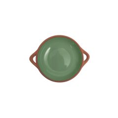 Sintra Small Glazed Terracotta Tapas Dish Green