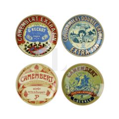 Classic Camembert Side Plates Set of 4