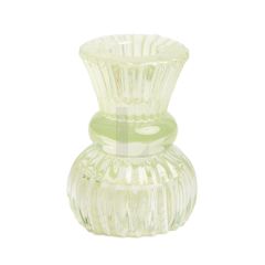 Boho Small Green Candle Holder