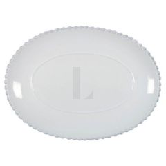 CN Pearl White Oval Platter 40