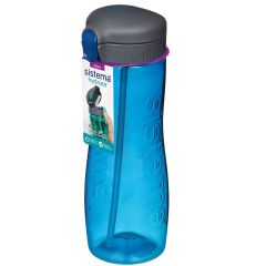 Sistema Quick Flip Straw Bottle 800ml Blue