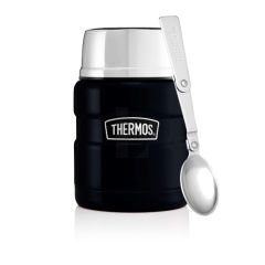 THERMOS STAINLESS KING FOOD FLASK 470ML MIDNIGHT BLUE